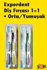 EXPERDENT DİŞ FIRÇASI 1+1 ORTA/YUMUŞAK